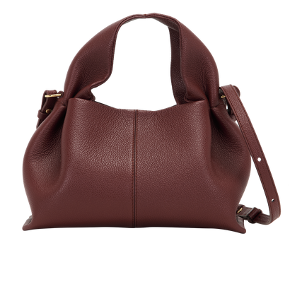 Mini Numero Neuf, &pound;275, Handbags, Burgundy, Leather, Front view